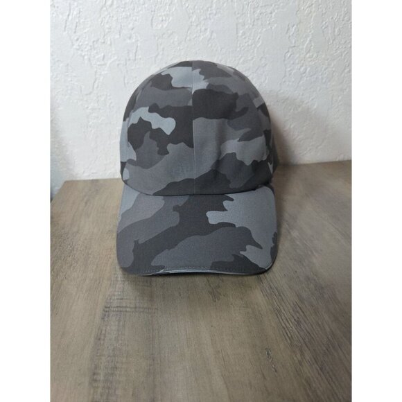 Lululemon Fast Free Run Cap Men’s Gray Camo Hat One Size - Picture 3 of 6